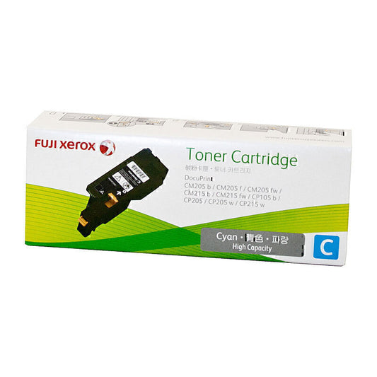Fuji Xerox CT201592 Genuine Cyan Toner Cartridge - 1,400 Pages