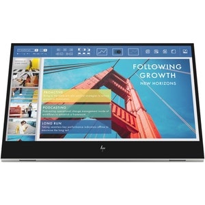 HP 1B065AA, E14 G4 Portable Monitor, 14", FHD LED Screen, 1920 x 1080, 16:9, 5ms, 2x USB-C, 3 Year Warranty (replaces 3HX46AA)