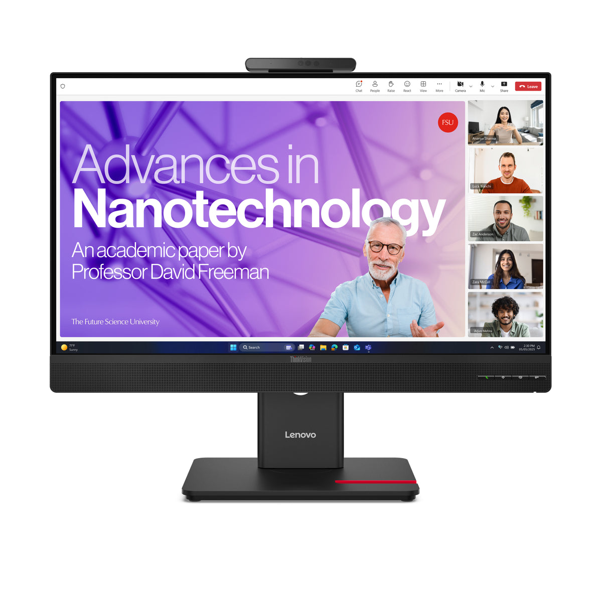 LENOVO ThinkVision T27QD-4V 27' QHD Monitor IPS 2K 2560x1440 16:9 120Hz Height