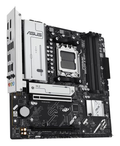 ASUS AMD PRIME B850M-A WIFI-CSM (AM5) mATX Motherboard, DDR5 256GB, 1x PCIe 5.0
