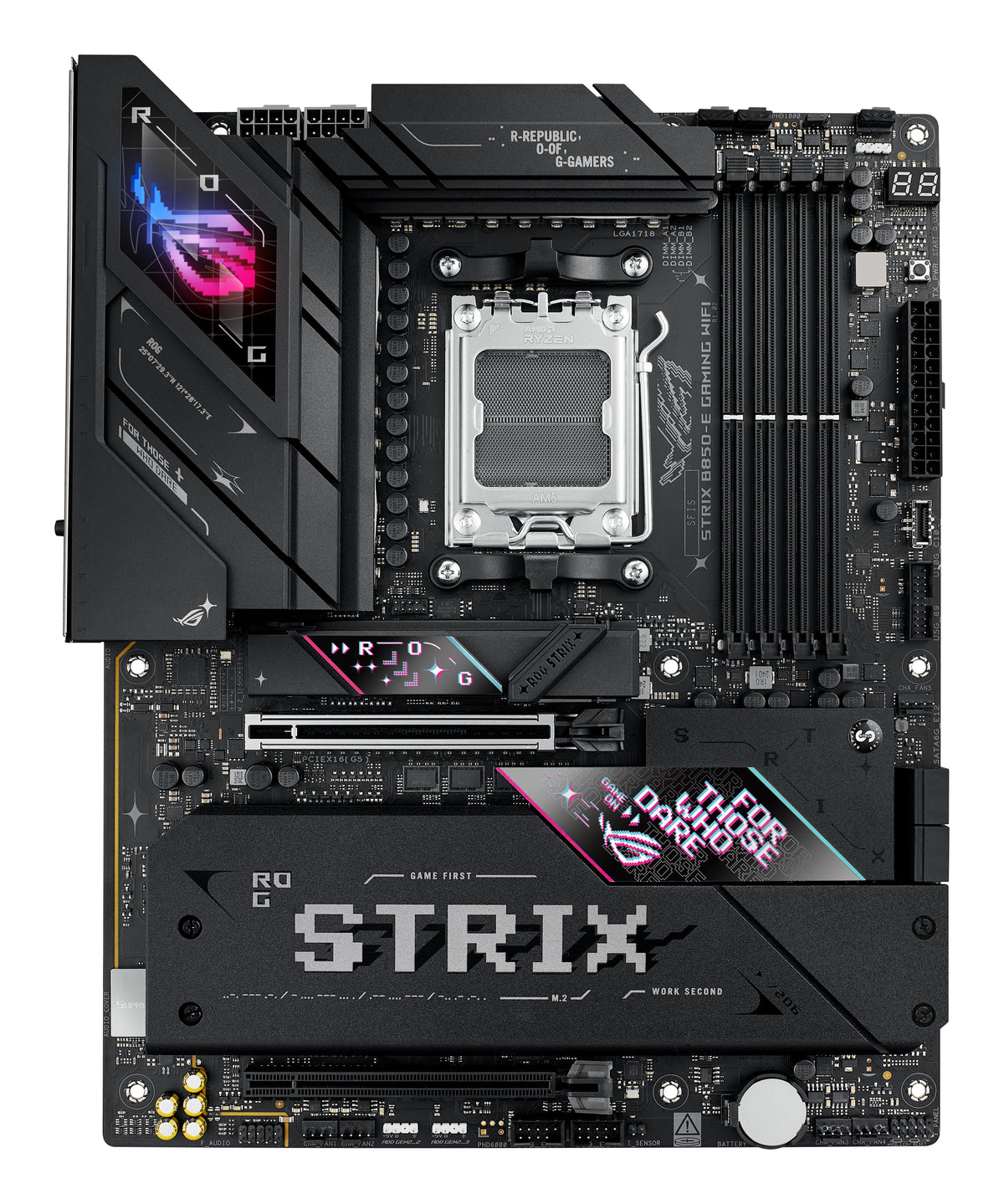 ASUS AMD ROG STRIX B850-E GAMING WIFI (AM5) ATX Motherboard, DDR5 256GB, 1x