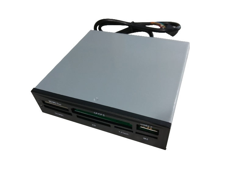 Astrotek AT-V-113, Internal 3.5" Internal Multi Card Reader, 1xUSB2.0, CF MS SD Flash Memory Card, Black, 1 Year Warranty