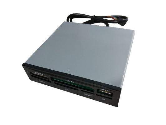 Astrotek AT-V-113, Internal 3.5" Internal Multi Card Reader, 1xUSB2.0, CF MS SD Flash Memory Card, Black, 1 Year Warranty