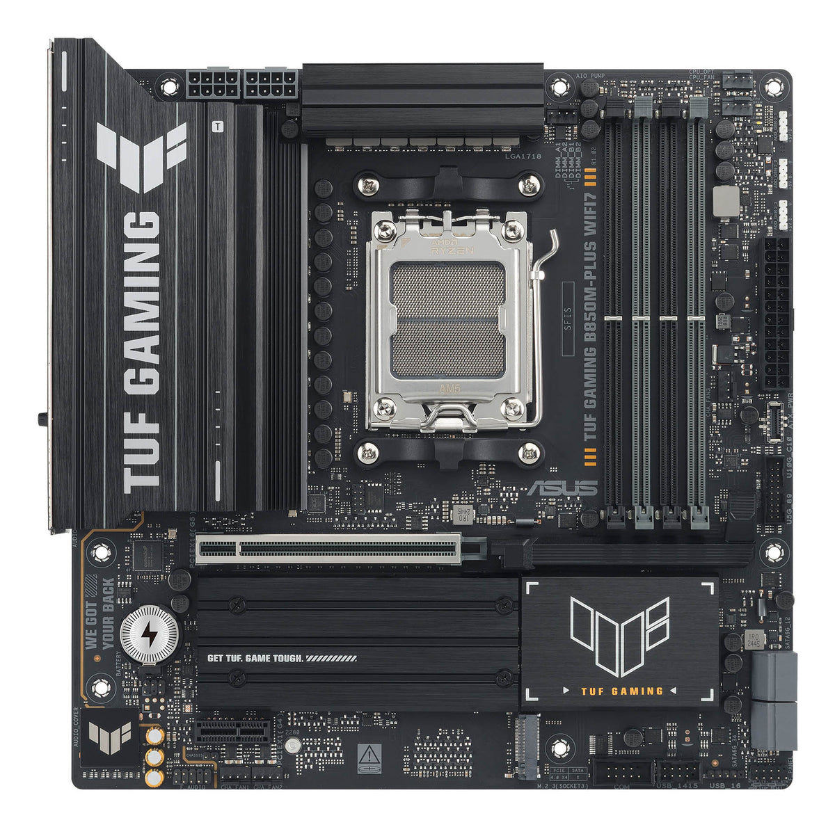 ASUS TUF GAMING B850M-PLUS WIFI7 (AM5) micro-ATX Motherboard, 4DDR5