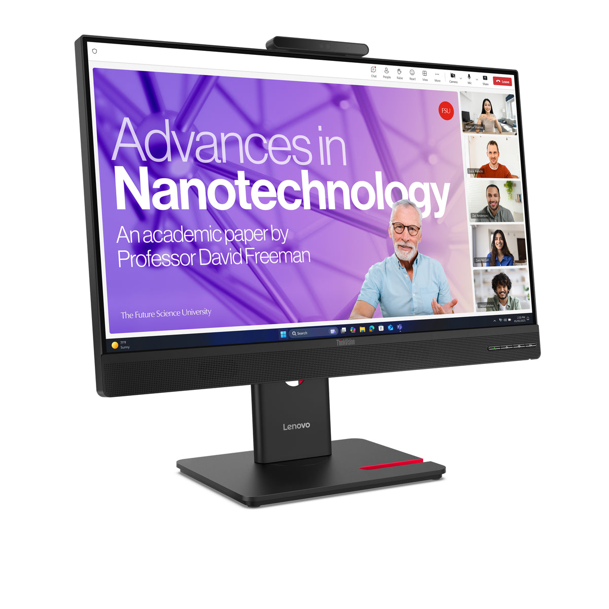LENOVO ThinkVision T27QD-4V 27' QHD Monitor IPS 2K 2560x1440 16:9 120Hz Height