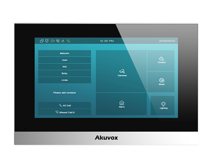 Akuvox 7 SIP Indoor Unit IN Silver Android 9 Version