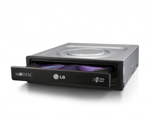 LG GH24NSD1, 24X -DL DVDR/RW OEM Burner Black SATA Drive, Cyberlink, 1 Year