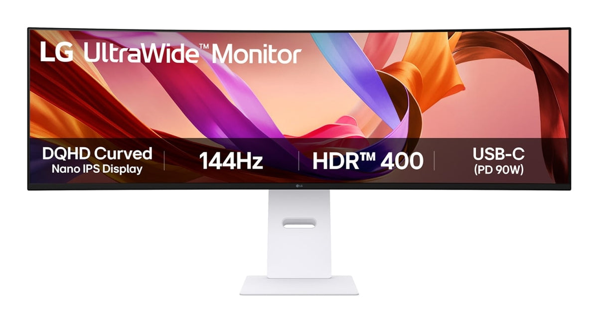 LG 49' UltraWide DQHD Curved Nano IPS Monitor with 5120x1440 resolution, 144Hz