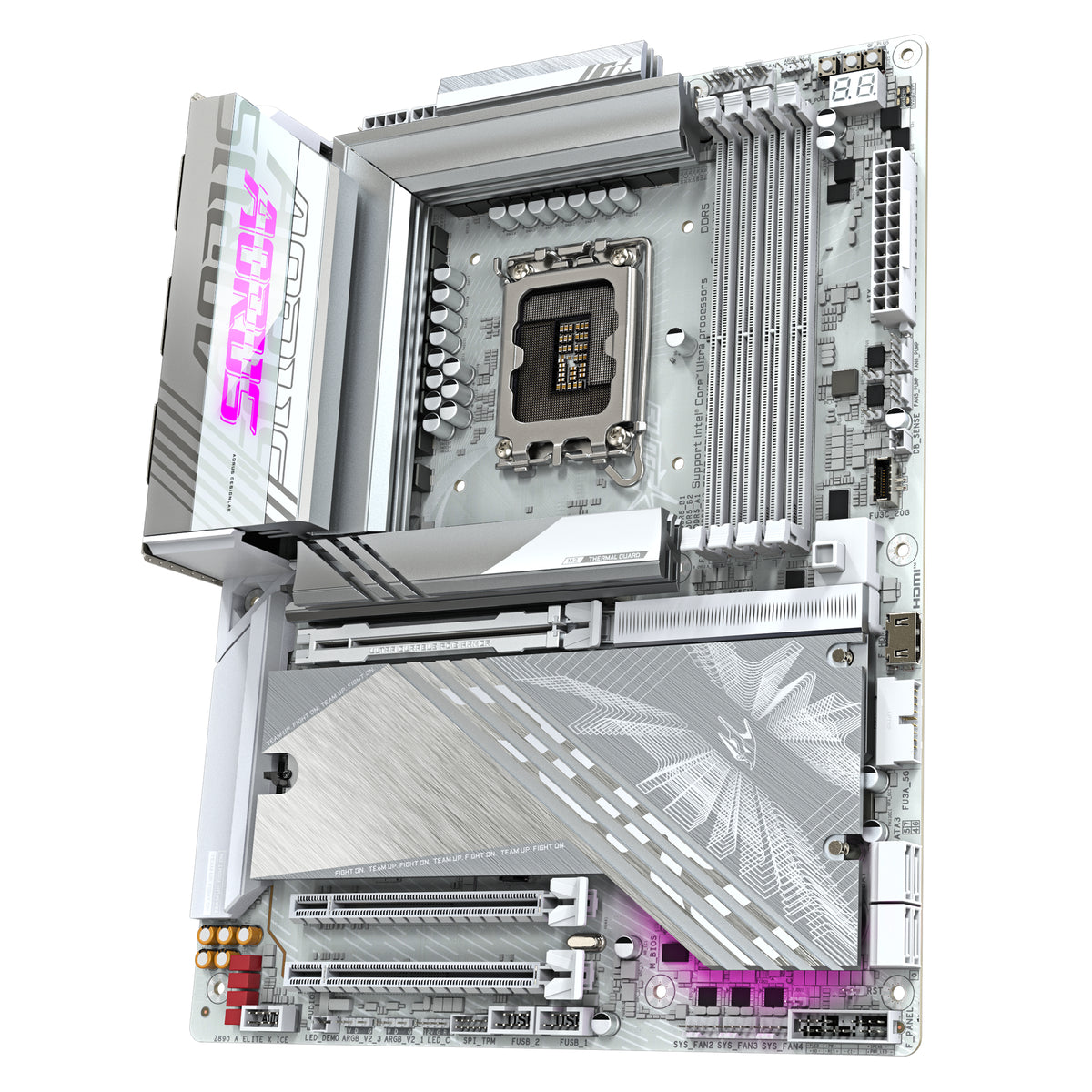 Gigabyte Z890 AORUS ELITE X ICE MB Intel LGA 1851 ATX Motherboard, 4x DDR5