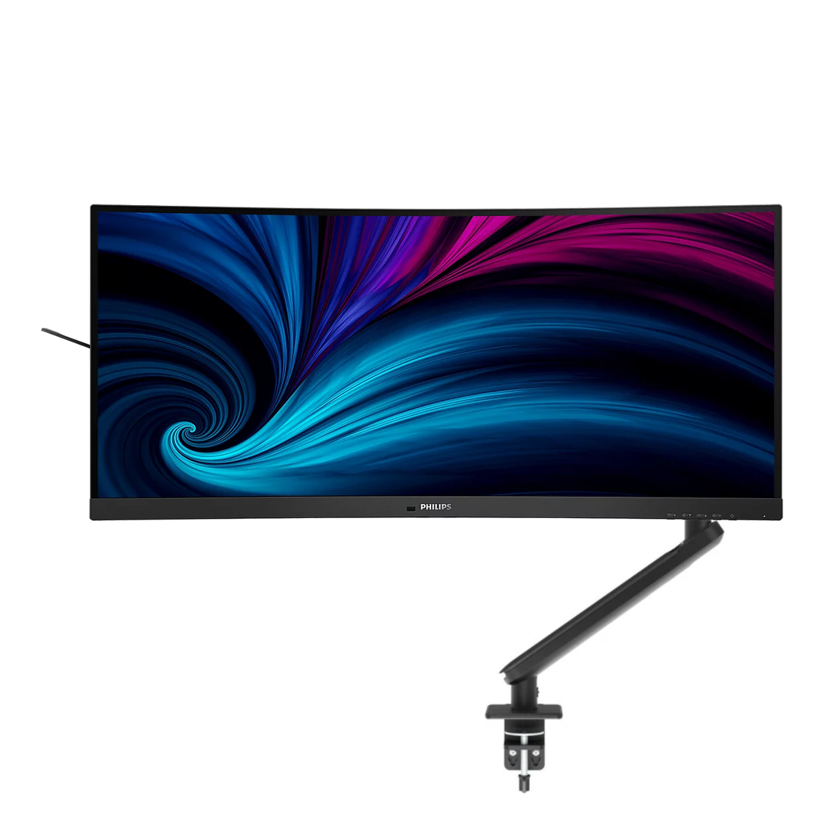 Philips Mount Up! Bundle. 34" UWQHD 120Hz UltraWide Curved Monitor & Ergonomic