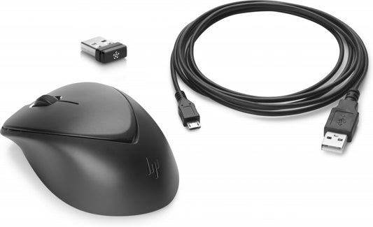 P 1JR31AA, Premium Wireless Mouse, USB, 3 Buttons, Black, 1 Year Warranty