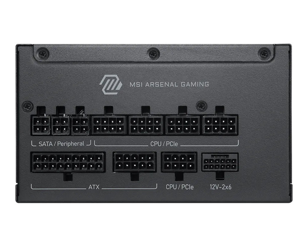 MSI MAG A1200PLS PCIE5, 1200W, 80 PLUS Platinum, Fully Modular, ATX, Native