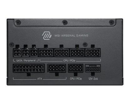 MSI MAG A1200PLS PCIE5, 1200W, 80 PLUS Platinum, Fully Modular, ATX, Native