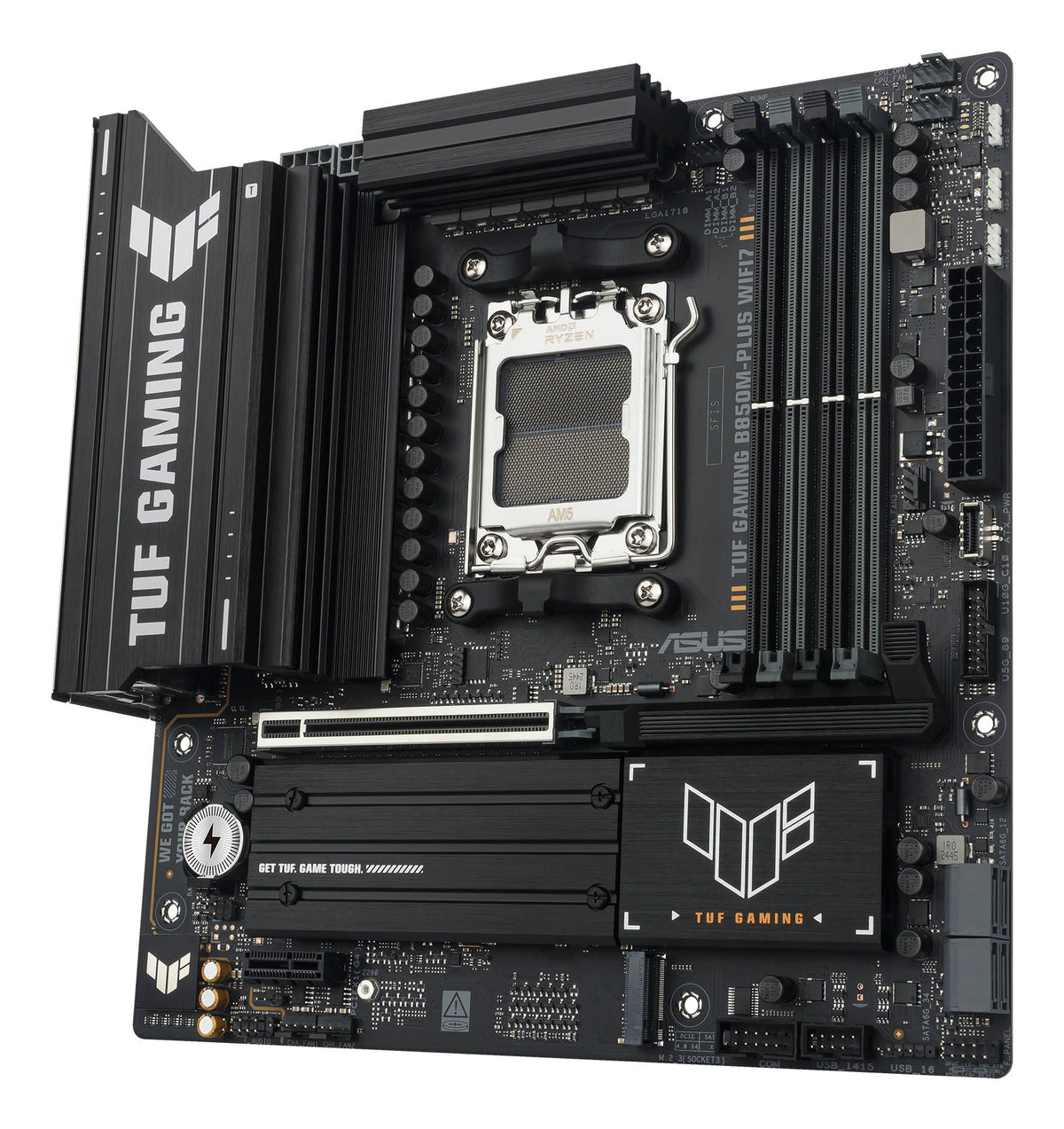 ASUS TUF GAMING B850M-PLUS WIFI7 (AM5) micro-ATX Motherboard, 4DDR5