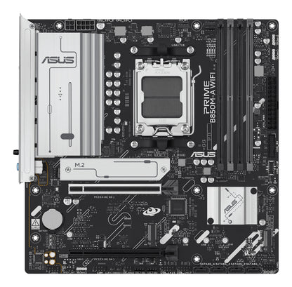 ASUS AMD PRIME B850M-A WIFI-CSM (AM5) mATX Motherboard, DDR5 256GB, 1x PCIe 5.0