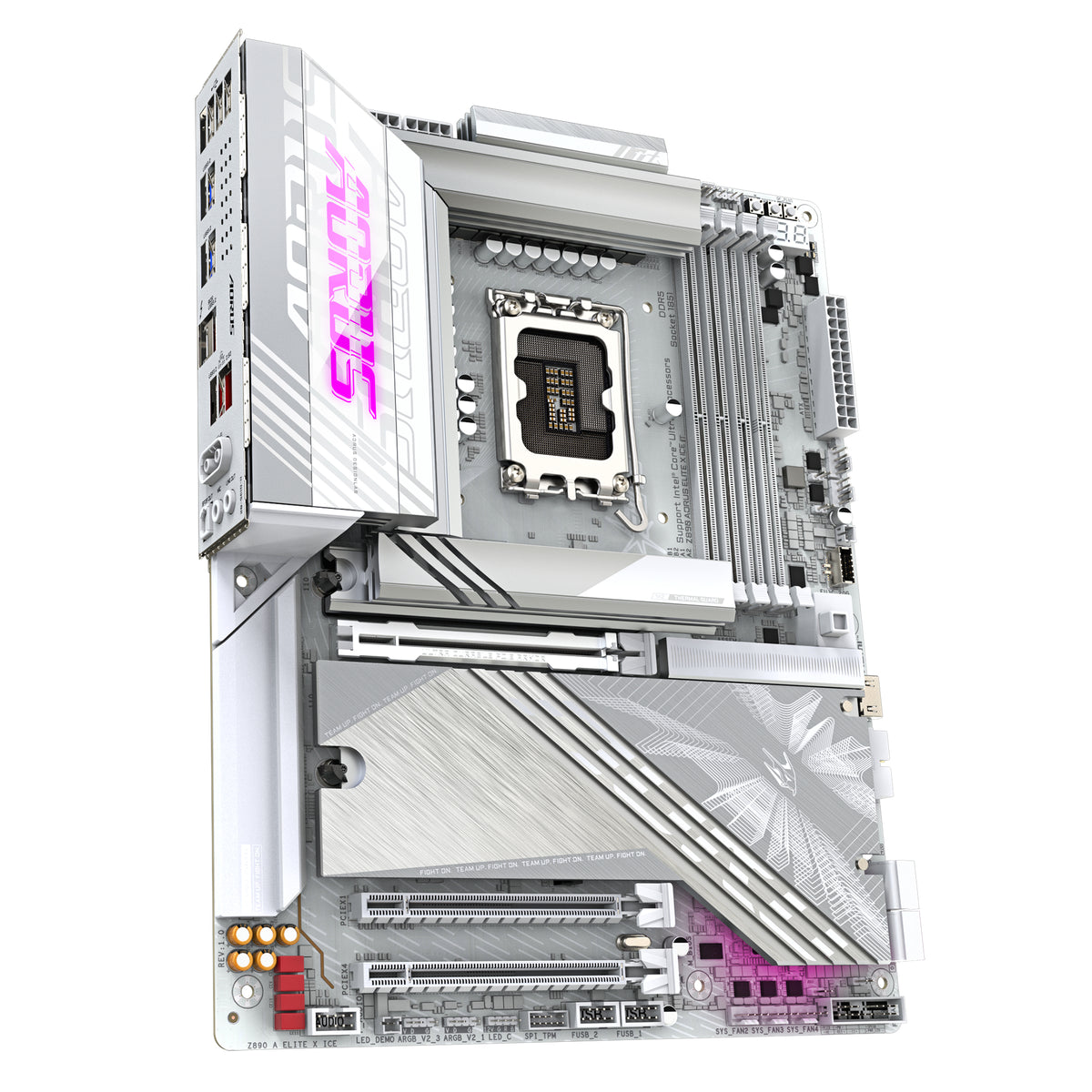 Gigabyte Z890 AORUS ELITE X ICE MB Intel LGA 1851 ATX Motherboard, 4x DDR5