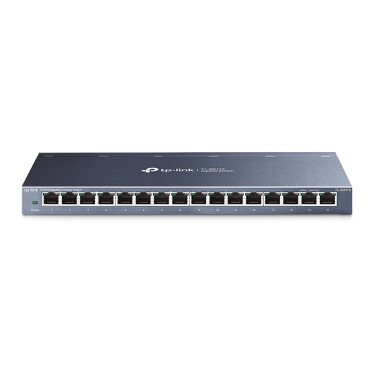 Tp-Link TL-SG116, 16-Port Gigabit Unmanaged Desktop/Wall Mounting Switch, 3 Year