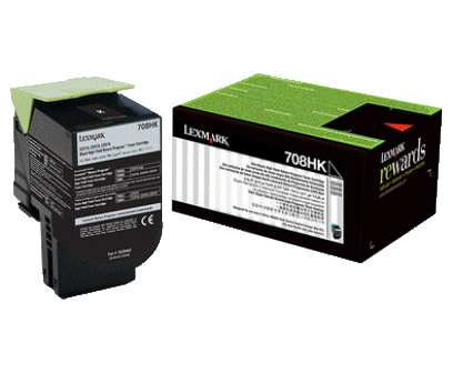 708HKE BLACK HIGH YIELD CORPORATE TONER CARTRIDGE 4K CS310/CS410/CS510