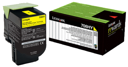 708XYE YELLOW EXTRA HIGH YIELD CORPORATE TONER CARTRIDGE 4K CS510