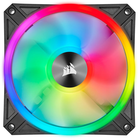 Corsair CO-9050099-WW, QL Series  iCUE QL140, Size: 140mm, PWM, Noise: 26 dBA, RGB, 2 Years Warranty