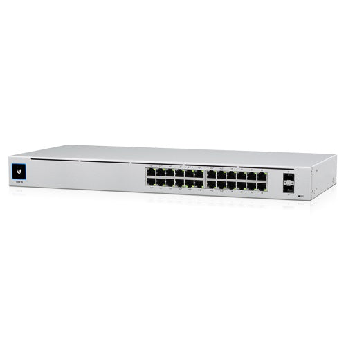 Ubiquiti USW-24-POE-AU, UniFi 24 port Managed Gigabit Switch, 16x PoE  Ports, 8x Gigabit Ethernet Ports, with 2xSFP, 120W,  Touch Display, Fanless, 2 Year Warranty