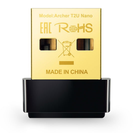 TP-Link Archer T2U Nano, T2U Nano AC600 Nano Wireless USB Adapter, 3 Year Warranty