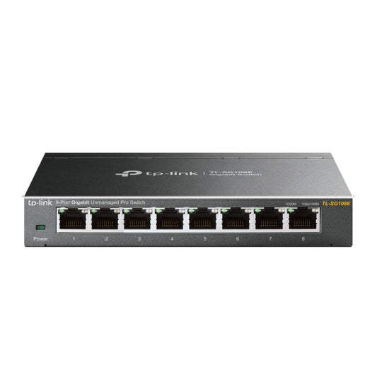 Tp-Link TL-SG108E, 8-Port Gigabit Easy Smart Switch, 3 Years
