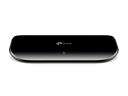 TP-Link TL-SG1008D, 8-port Desktop Gigabit Switch, 8 10/100/1000M RJ45 Ports, Plastic Case, 3 Year Warranty