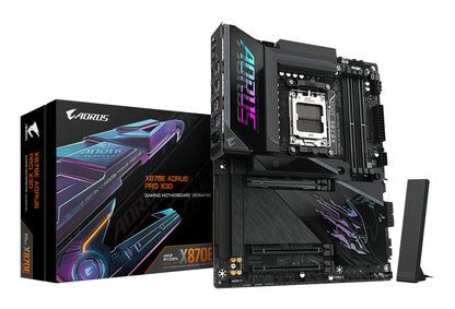 Gigabyte X870E AORUS PRO X3D AM5 DDR5 256GB USB4 Wi-Fi7 BT5.4 5GbE PCIe5 M.2