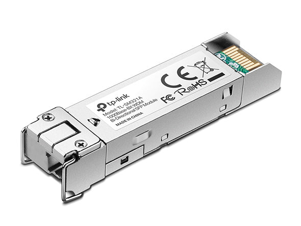 TP Link TL-SM321A-2, 1000Base-BX WDM Bi-Directional SFP Module 2KM Range, 3 Years Warranty