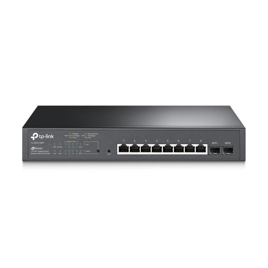 TP Link TL-SG2210MP JetStream 10-Port Gigabit Smart Switch with 8-Port PoE , 14.9Mpps Support Omada SDN, 802.1p CoS/DSCP QOS, IGMP Snoop Rack Mountable, 5 Years Warranty