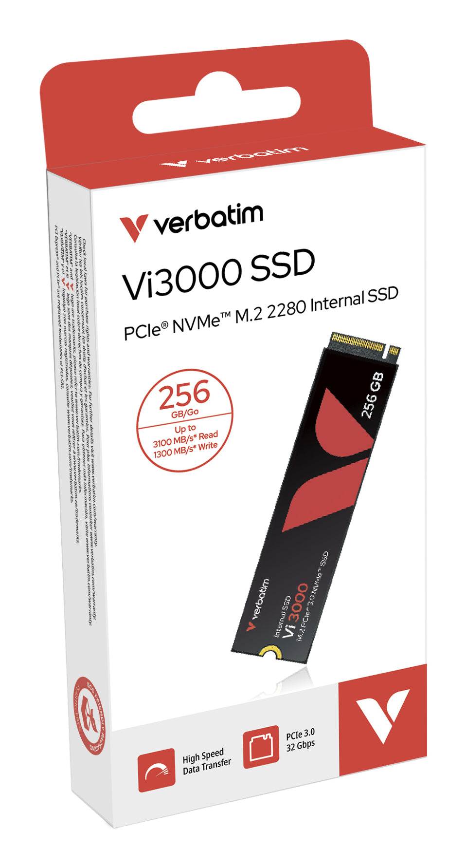 Verbatim 49373 Vi3000 NVMe M.2 Internal SSD 256GB