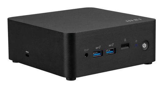 MSI Cubi NUC AI 1UMG-010BAU Black, Barebone NUC Slim, Core Ultra 7 155H/Up to