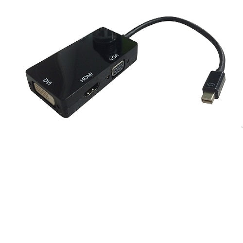 8ware GC-MDPDHV, Mini DisplayPort to DVI/HDMI/VGA Adapter, 1 Year warranty