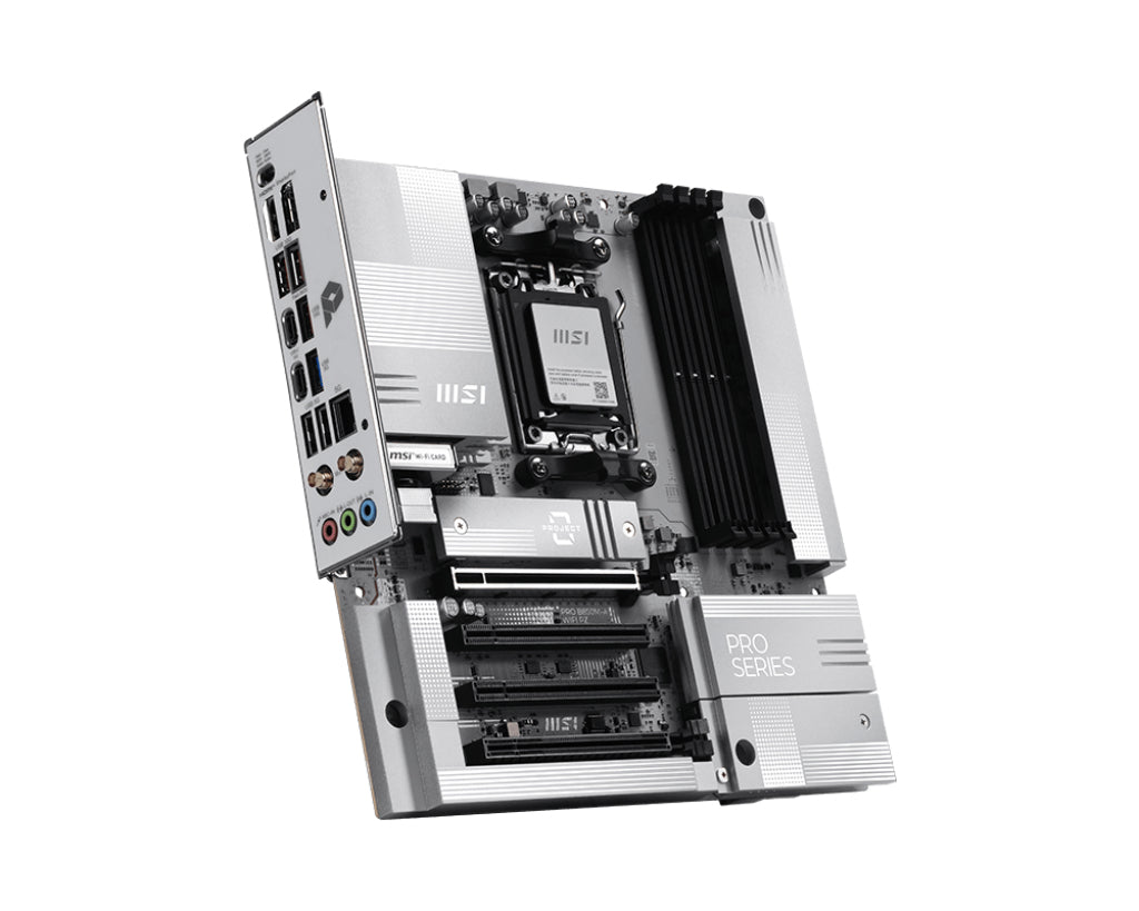 MSI PRO B850M-A WIFI PZ, AMD Ryzen™ 9000/ 8000/ 7000, AM5, DDR5 256GB, PCIe