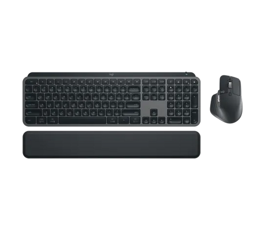 Logitech 920-011605 MX Master 3S, MX Keys S & MX Palm Rest Performance Combo