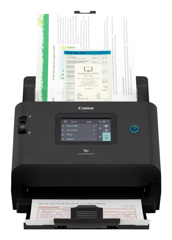 Canon DR-S350NW A4 50PPM Docu Ment Scanner With 60 Sht Adf