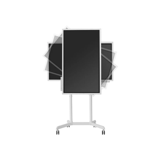 Atdec TVC TV/AV Cart with Rotation up to 70" & 70kg - White