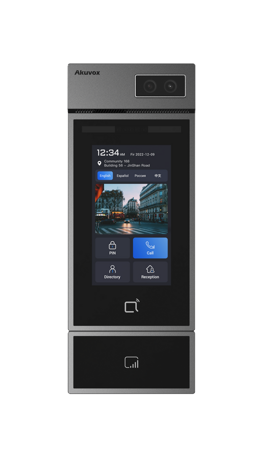 Akuvox Facial Recognition Door Phone Expandable With LTE Module