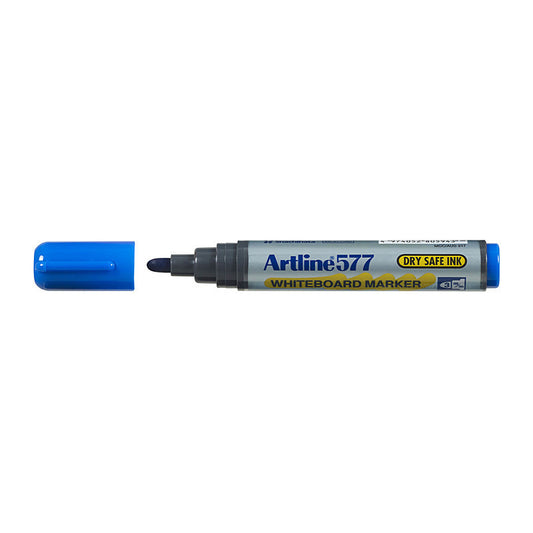 Artline 577 W/Bd Mrkr Blu Bx12