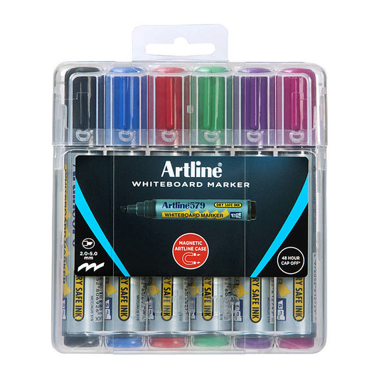 Artline 579 W/B Mrker Asst Pk6