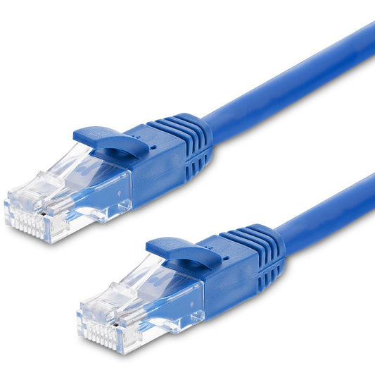 Astrotek AT-RJ45BLU6-50M, CAT6 Cable 50m - Blue Color Premium RJ45 Ethernet Network LAN UTP Patch Cord 26AWG-CCA PVC Jacket, 1 Year