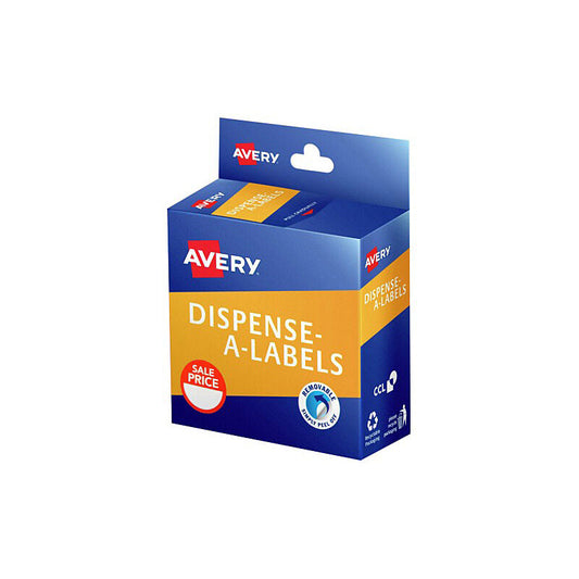 Avery AV Sale DispLbl 24mm Red Bx300