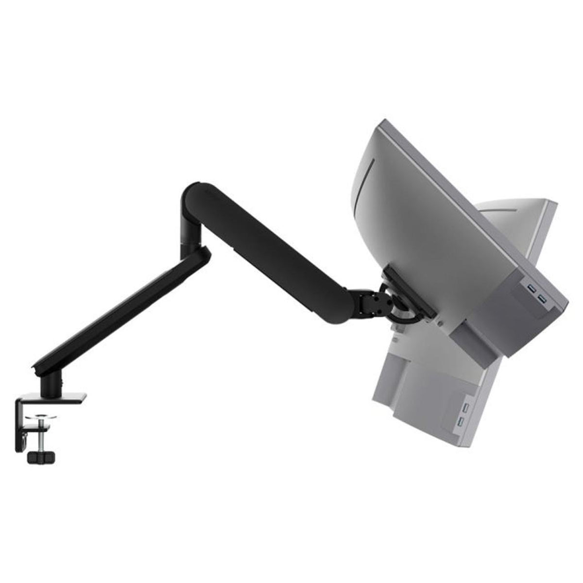Atdec Ora Single Monitor Dynamic Arm - F-Clamp - Black