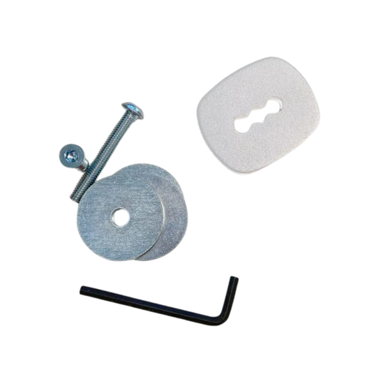 Atdec AWM Bolt Through Desk Fixing - Silver