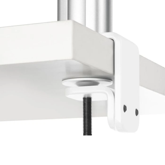 Atdec AWM F-Clamp Desk Fixing - White