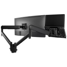 Atdec Laptop-Monitor Combo Mount - F-Clamp - Black