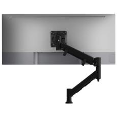 Atdec Single Monitor Heavy-Duty Dynamic Arm - Heavy-Duty F-Clamp - Black
