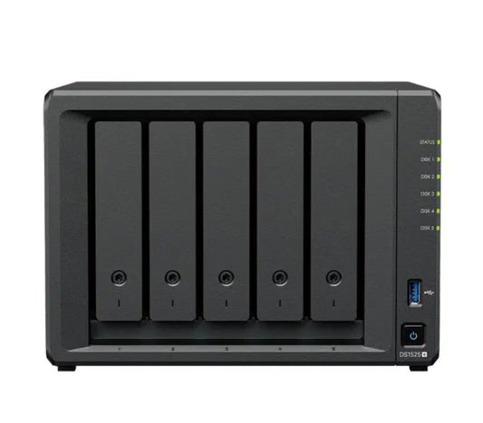 Synology DiskStation DS1525+ 5-Bay 3.5' , 2x 2.5 GbE (Tower), AMD Ryzen Quad