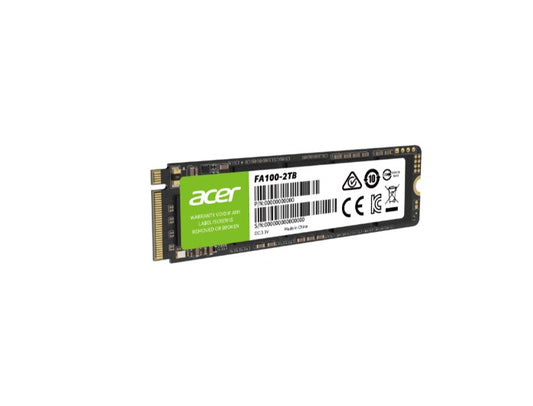 BIWIN ACER FA100-2TB SSD M.2 NVMe PCIe Gen 3*4 Read speed 3150MB/s Write Speed